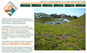 Habitat Gardens: Native Landscaping & Living Architecture