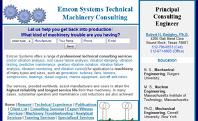 Emcon Systems: Technical Machinery Consulting - Professional Engineer
